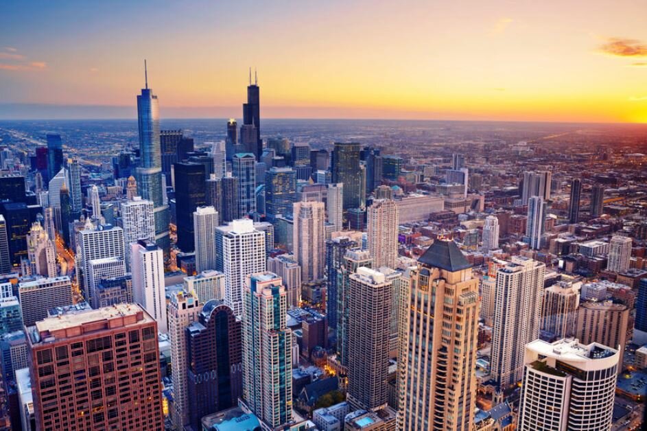 chicago sunset