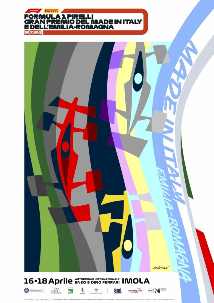 manifesto Gran Premio Formula 1 Imola