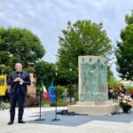 inaugurazione monumento a vittime sisma