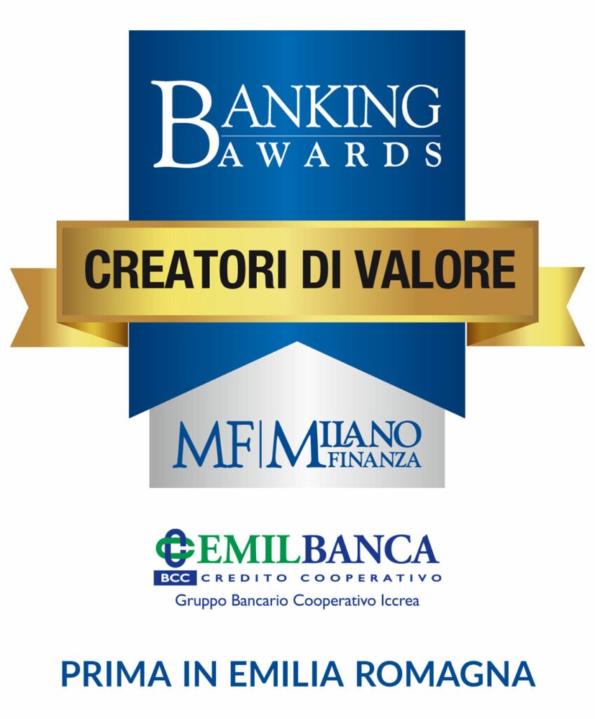 il logo del premio Creatori di Valore a EMILBANCA