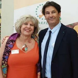 Simona Caselli e Jean Louis Moulon